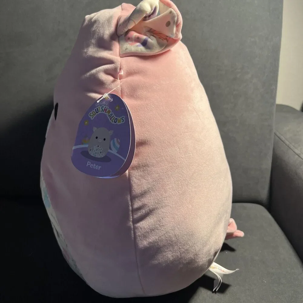 Peter the Pink Pig 14” Squishmallow - Easter Farm Animal Plush